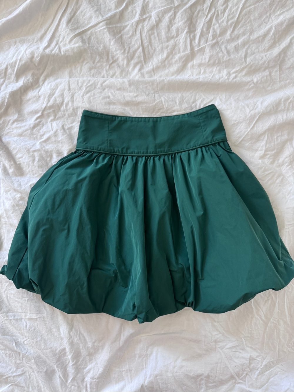 kate spade Emerald Green A-Line Bubble Skirt
